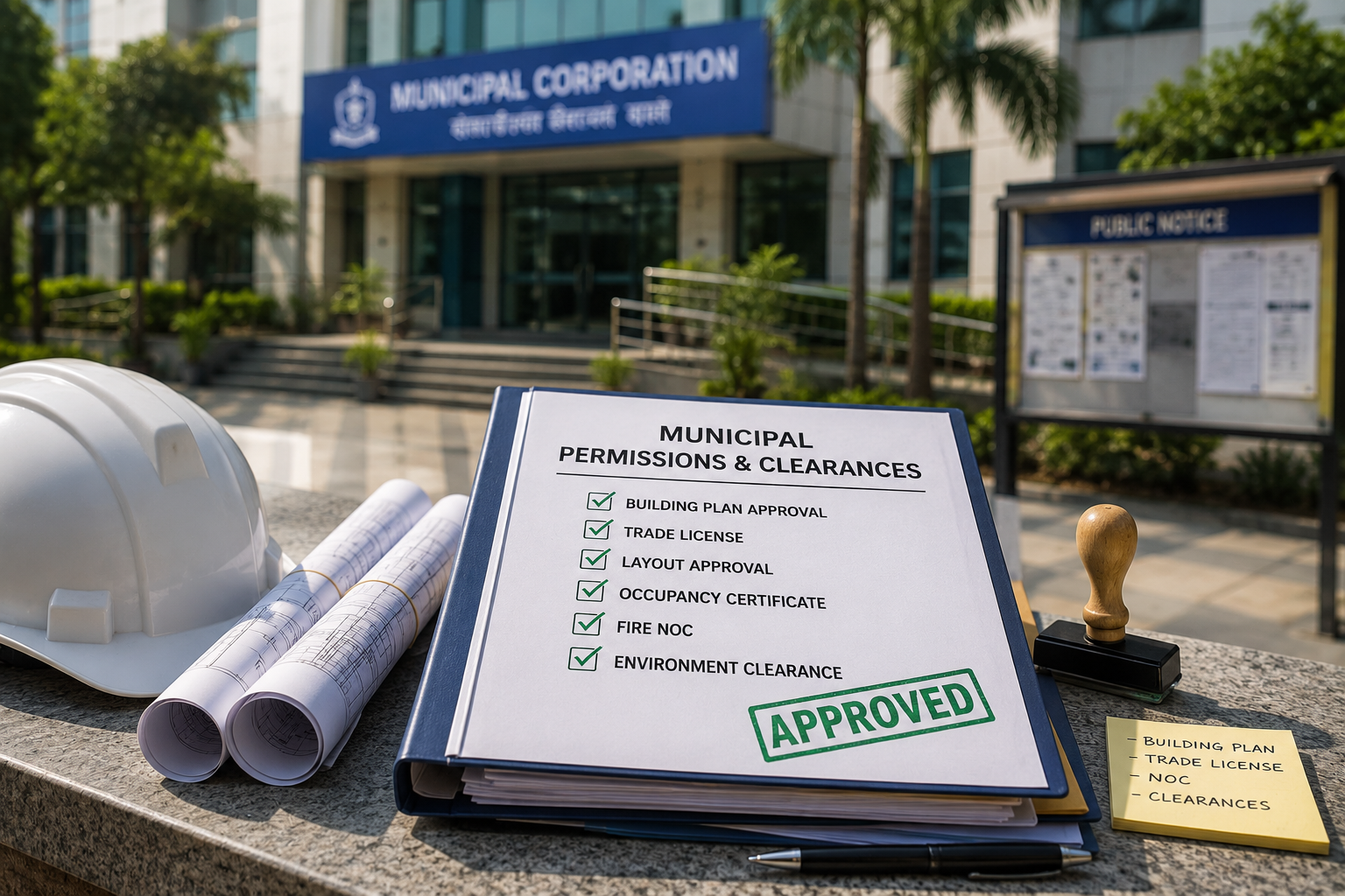 Municipal Permissions and Clearances