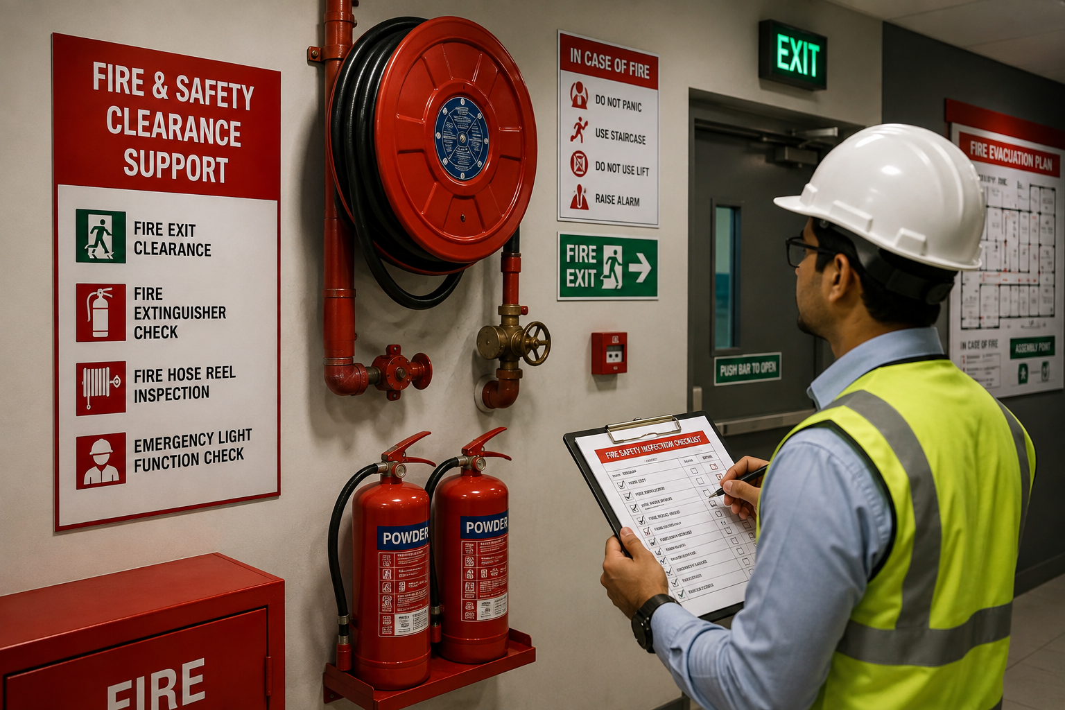 Fire and Safety Clearance Support